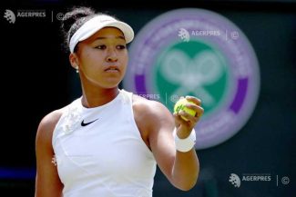 Tenis: Naomi Osaka s-a calificat în premieră în optimi de finală la Wimbledon