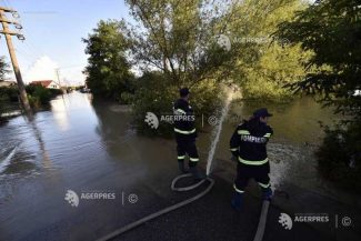 Prahova: Gospodării inundate și copaci doborâți de vijelie în mai multe localități