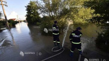 Prahova: Gospodării inundate și copaci doborâți de vijelie în mai multe localități