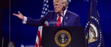 SUA250 / Trump a susținut un discurs în stil de campanie electorală (Reuters)