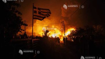 Grecia: Incendiu lângă Salonic, două fabrici în flăcări (pompieri)