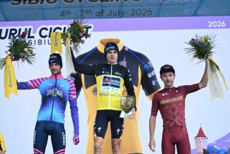 Ciclism: Italianul Lorenzo Finn a câștigat etapa a treia a Turului Sibiului și rămâne lider la general