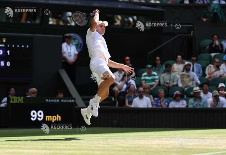 Tenis: Britanicul Arthur Fery, calificat în sferturi la Wimbledon