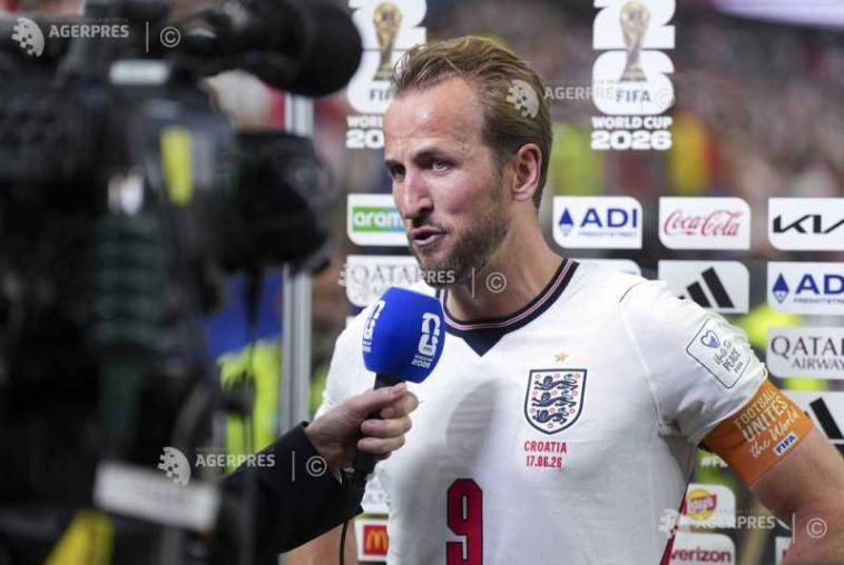 Fotbal – CM 2026: Anglia trebuie să se ‘calmeze’ după victoria în fața Mexicului, afirmă Harry Kane