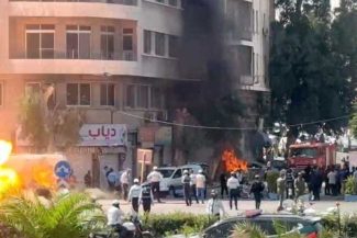 Siria: Explozie auzită la Damasc în timpul vizitei lui Macron