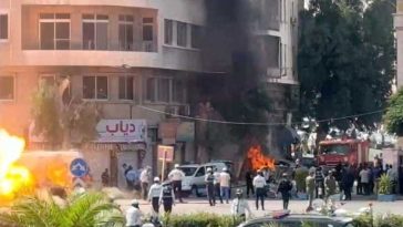 Siria: Explozie auzită la Damasc în timpul vizitei lui Macron