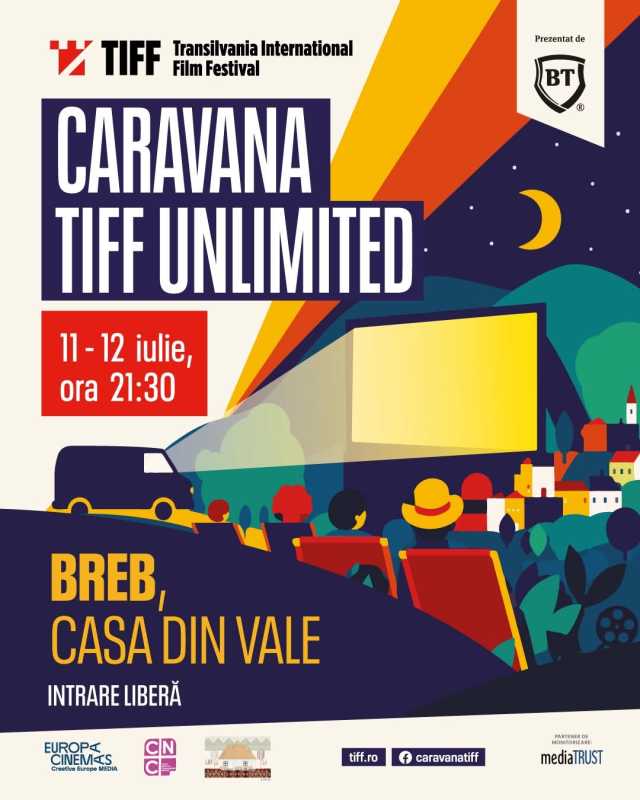 Maramureș: Caravana TIFF Unlimited, găzduită de satul turistic Breb; două seri de proiecții cinematografice