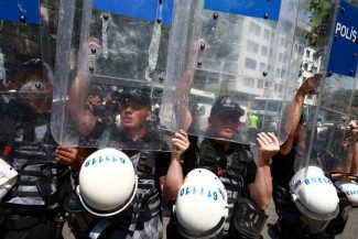 Turcia: Poliția a blocat un protest anti-NATO la Ankara și a arestat mai mulți manifestanți