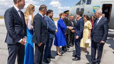 Nicușor Dan – întrevedere cu delegația Congresului Statelor Unite ale Americii la Summitul NATO