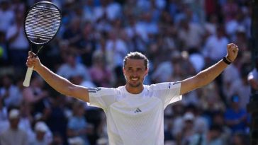 Tenis: Alexander Zverev, pentru prima oară în sferturi de finală la Wimbledon