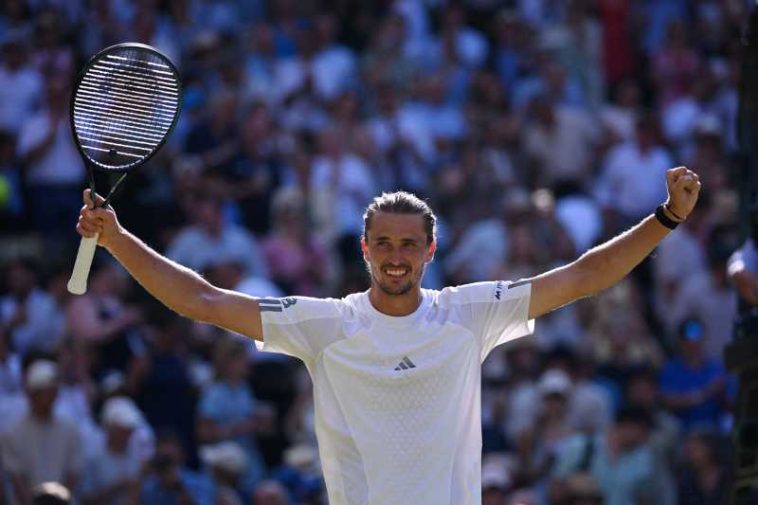 Tenis: Alexander Zverev, pentru prima oară în sferturi de finală la Wimbledon