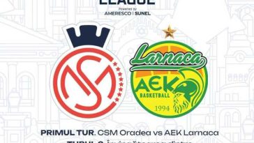 Baschet masculin: AEK Larnaca, prima adversară a echipei CSM Oradea, în calificările pentru Liga Campionilor