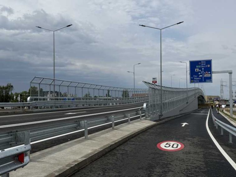 Bihor: Pasaj suprateran finalizat pe Centura Oradea; investiție de 27,5 milioane de lei, prin PNRR