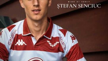 Fotbal: Rapid l-a transferat pe fundașul dreapta Ștefan Senciuc (19 ani), de la CFR Cluj