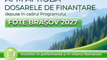 AFM a aprobat finanțare de 20 milioane de lei pentru Programul FOTE Brașov 2027