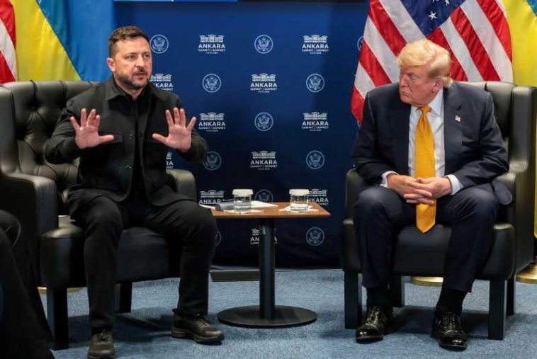 Zelenski l-a convins pe Trump ca #Ucraina să primească licența fabricării sistemelor antiaeriene Patriot