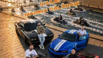 Călărași: Spectacol cu ambarcațiuni și automobile, în Portul Turistic de Agrement