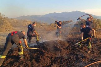 IGSU: Pompierii români au intervenit în zona Trevillach-Montalba în sprijinul colegilor francezi