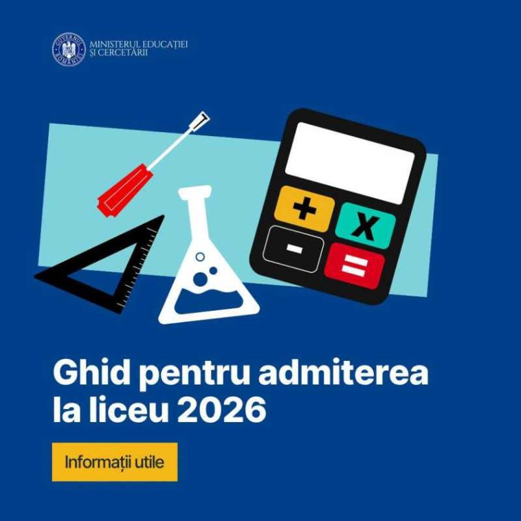Ministerul Educației și Cercetării a pregătit un ghid pentru admiterea la liceu