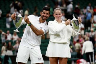 Tenis: Jelena Ostapenko și Marcelo Arevalo au câștigat titlul la Wimbledon în proba de dublu mixt