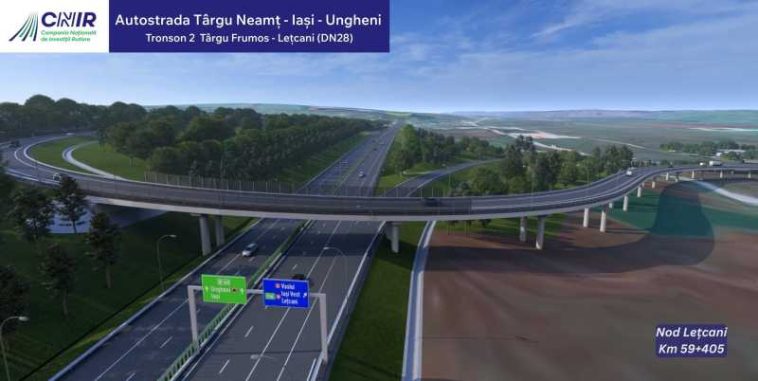 CNIR a atribuit contractul pentru supervizarea proiectării și execuției lucrărilor pe tronsonul 2 Târgu Frumos – Lețcani al A8