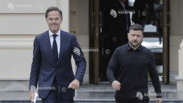 Rutte și Zelenski vor participa la reuniunea de luni a ‘Coaliției de Voință’ de la Paris, anunță Palatul Elysee