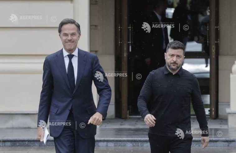Rutte și Zelenski vor participa la reuniunea de luni a ‘Coaliției de Voință’ de la Paris, anunță Palatul Elysee
