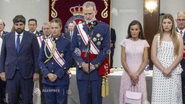 Incendii mortale în Andaluzia: Regele și regina Spaniei au ținut un minut de reculegere în timpul unei ceremonii