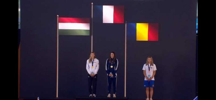 Înot: Aissia Prisecariu a cucerit medalia de bronz la 200 m spate, la Europenele de juniori