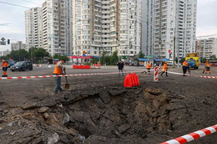#Ucraina: Șase răniți la Kiev în urma unui atac cu rachete balistice al Rusiei, potrivit administrației capitalei