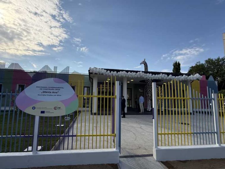 Bihor: O nouă creșă a fost inaugurată la Oradea prin Programul ‘Sfânta Ana’