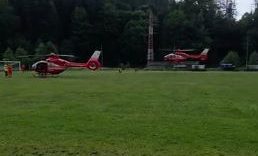 VIDEO Prahova: Două victime ale accidentului din Bucegi – duse cu elicopterul la București; a treia – la Brașov