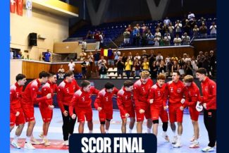 Handbal masculin: Victorie spectaculoasă pentru România, care s-a calificat în grupele principale la Europeanul U20 (GALERIE FOTO)