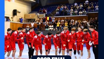 Handbal masculin: Victorie spectaculoasă pentru România, care s-a calificat în grupele principale la Europeanul U20 (GALERIE FOTO)