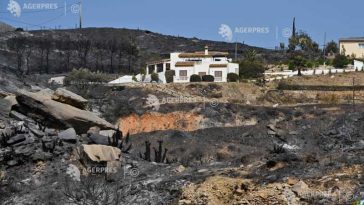 Incendiu devastator în Spania: 600 de persoane evacuate au putut să revină la casele lor