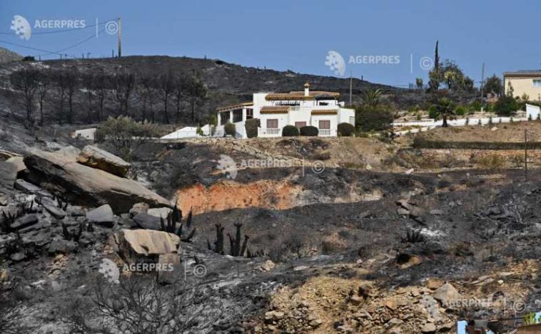 Incendiu devastator în Spania: 600 de persoane evacuate au putut să revină la casele lor
