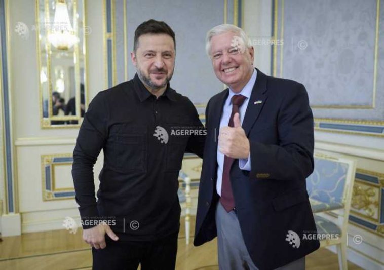 Zelenski și Netanyahu îi aduc un omagiu regretatului senator american Lindsey Graham