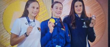 Înot: Daria Silișteanu, medaliată cu argint la 100 m spate, la Europenele de juniori