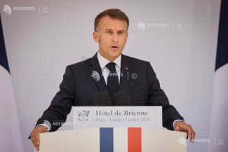 Franța și Europa, pregătite să apere ‘libertatea și dreptul cu prețul sângelui, dacă este nevoie’, spune Macron