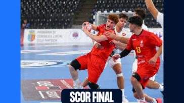 Handbal masculin: România, surclasată de Slovenia la Campionatul European U20