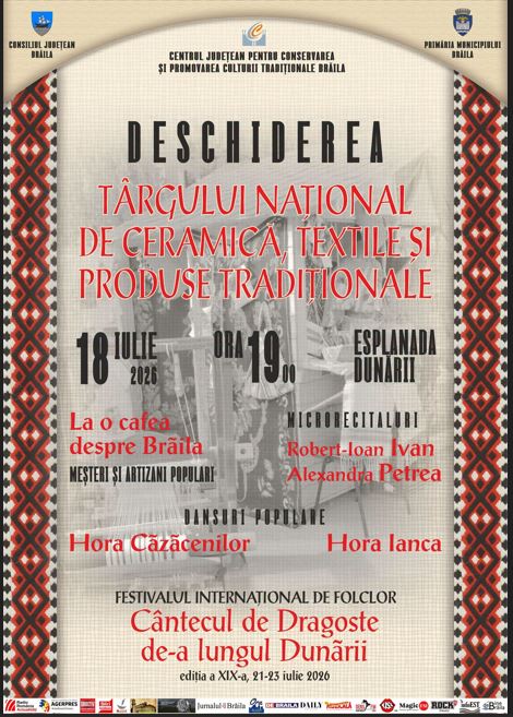 Brăila: Esplanada Dunării, transformată, timp de șase zile, într-un veritabil atelier al tradițiilor românești