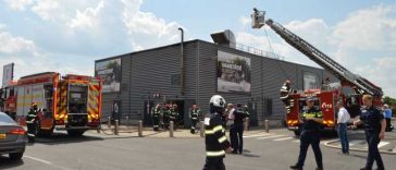 Brăila: Incendiu la un supermarket din municipiu; toți clienții și angajații au fost evacuați