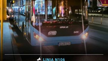 Linia N106, deviată în următoarele două nopți pentru lucrări la pasajul rutier de la intersecția Șoseaua Berceni-Turnu Măgurele
