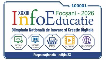 Vrancea: Peste 200 de elevi vor concura la cinci secțiuni în cadrul Olimpiadei InfoEducație 2026, la Focșani