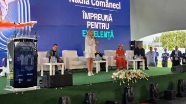 VIDEO AnulNadia/ Nadia Comăneci, la Slatina: Nu trebuie să te naști într-un loc anume ca să fii cel mai bun