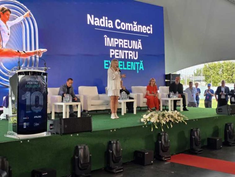 AnulNadia/ Nadia Comăneci, la Slatina: Nu trebuie să te naști într-un loc anume ca să fii cel mai bun