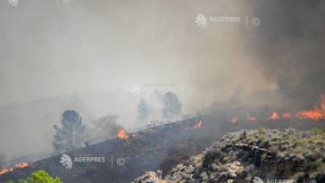 Spania: Peste 12.000 de hectare au ars într-un incendiu în nord-est; risc foarte ridicat de propagare, avertizează autoritățile