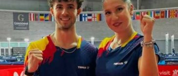 Tenis de masă: Argint pentru Robert Istrate și Bianca Mei-Roșu, la dublu mixt U19, la Europenele de juniori