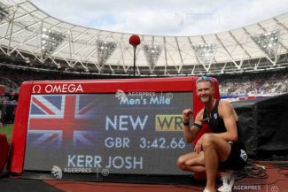 Atletism: Britanicul Josh Kerr a doborât recordul mondial în proba de o milă, la reuniunea Diamond League de la Londra
