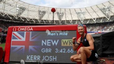 Atletism: Britanicul Josh Kerr a doborât recordul mondial în proba de o milă, la reuniunea Diamond League de la Londra